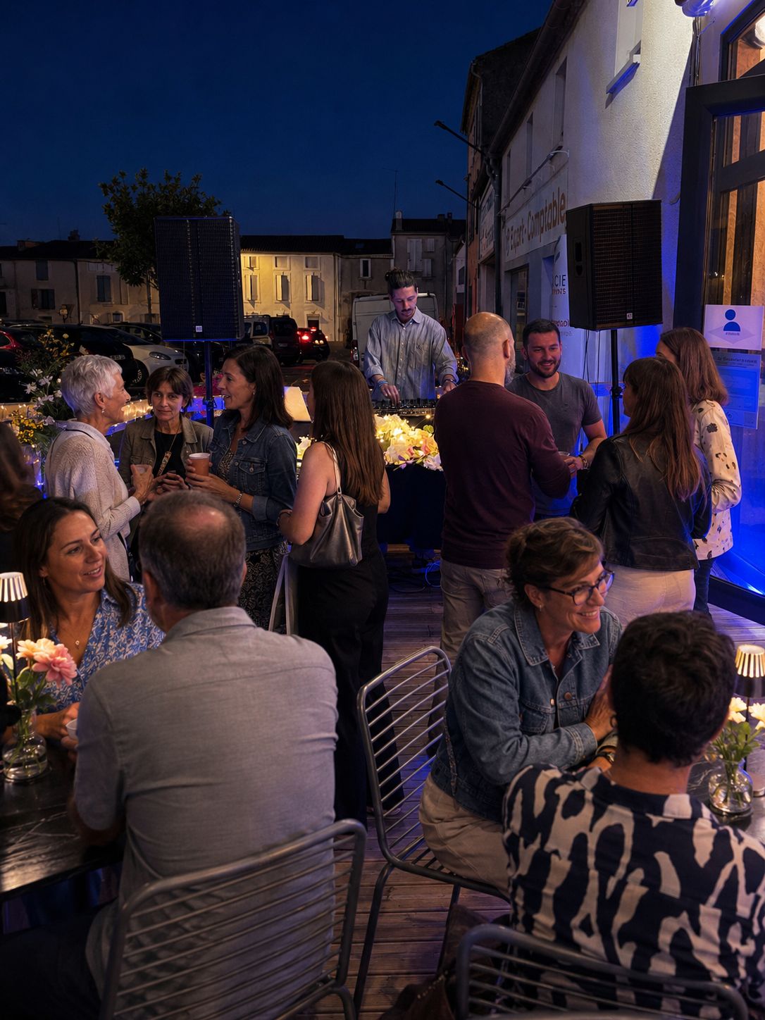 Soirée d'ouverture d'un restaurant à Nérac